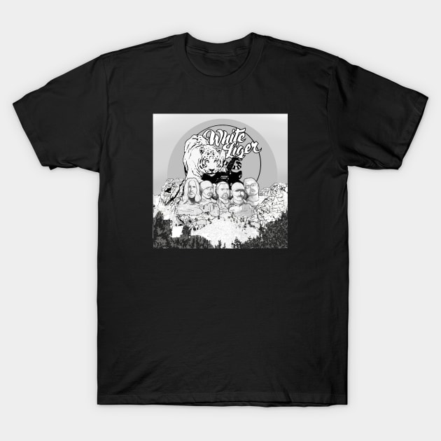 White Liger Band Album Cover T-Shirt by SteveW50